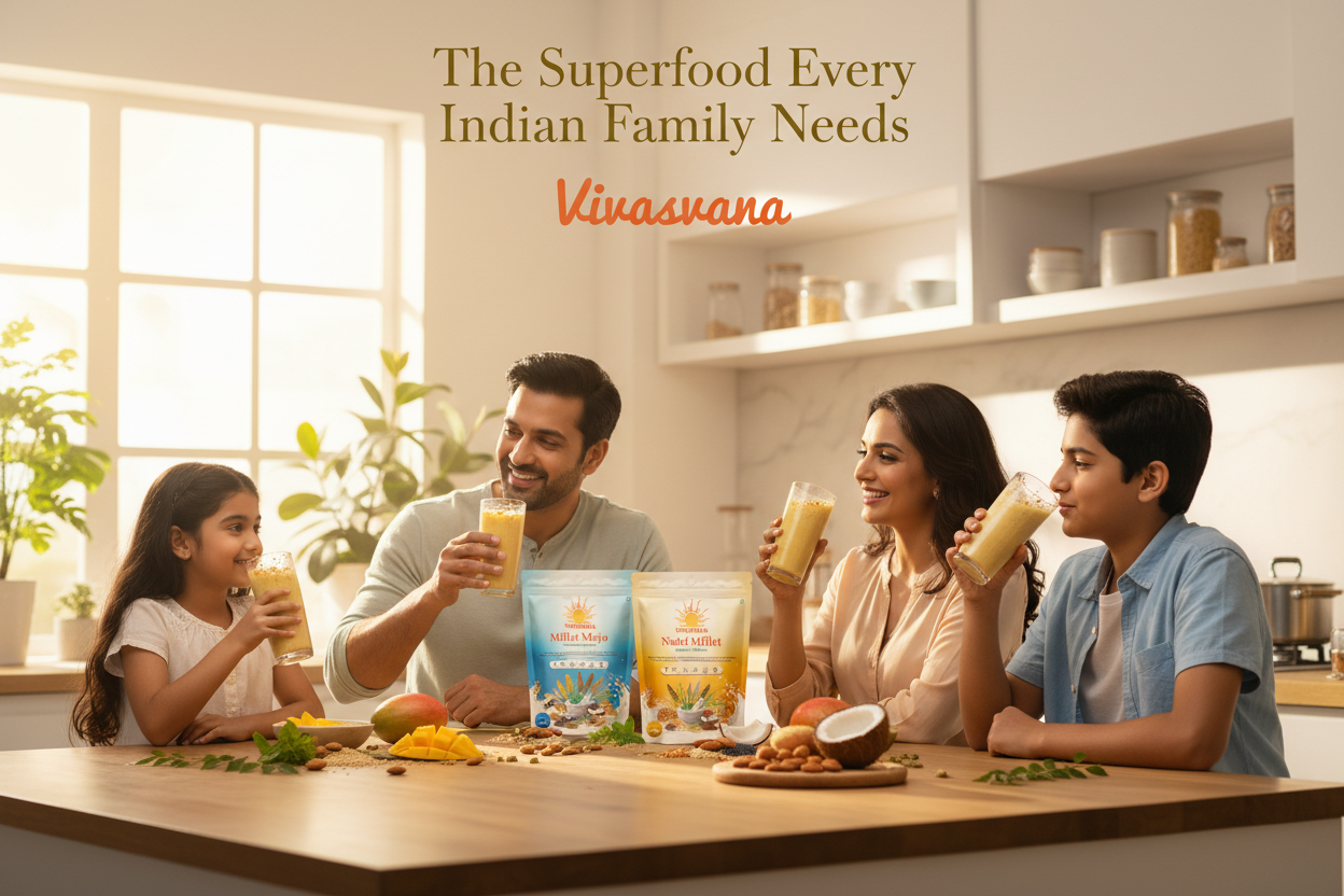 The Superfood Every Indian Family Needs — Vivasvana Millet Nutrition for Kids, Adults & Seniors