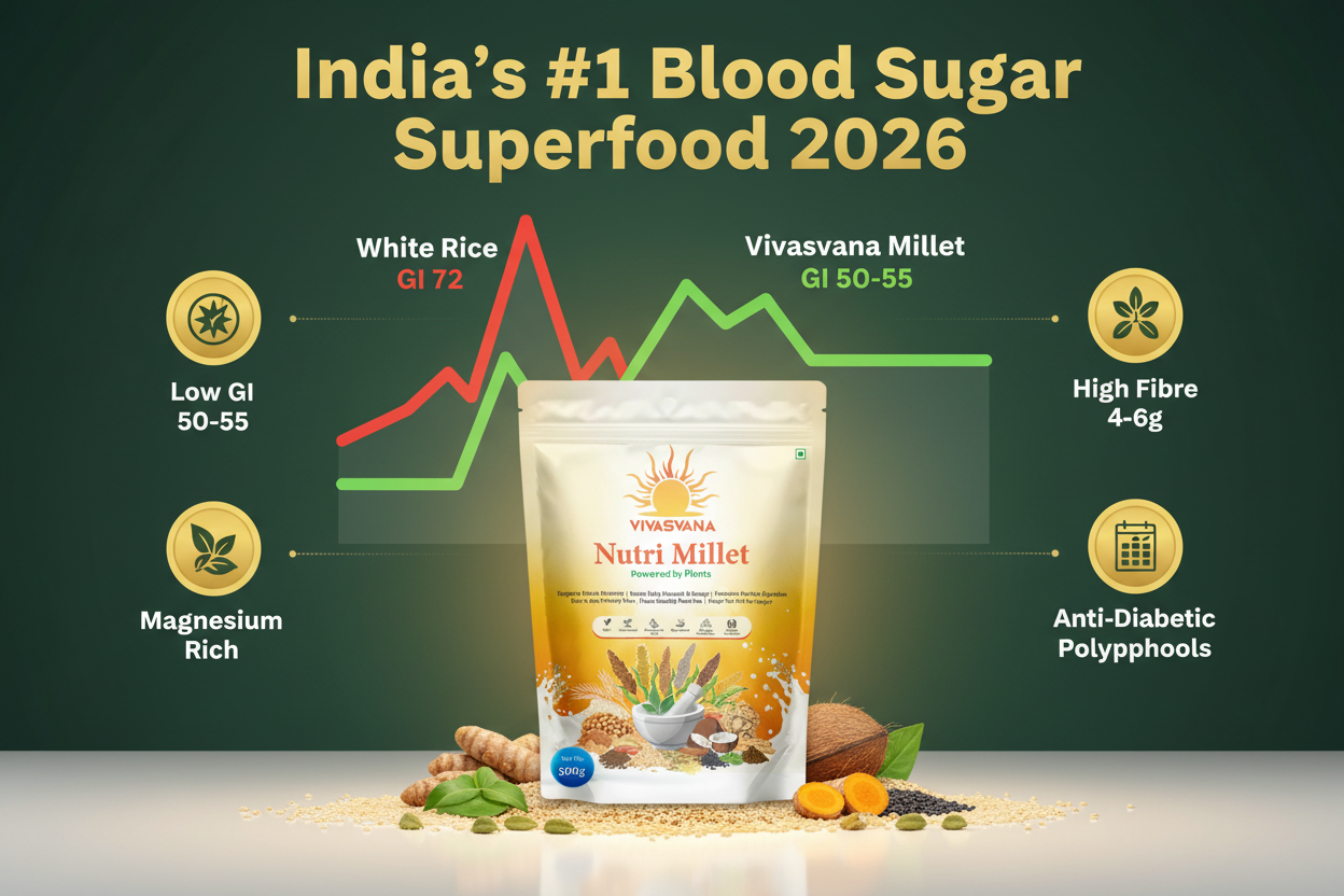 Best Foods for Diabetics in India 2026 | Why Millet is the #1 Blood Sugar Superfood