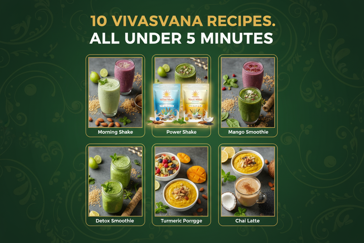 10 Vivasvana Millet Recipes You Can Make in Under 5 Minutes | Quick & Healthy Indian Nutrition